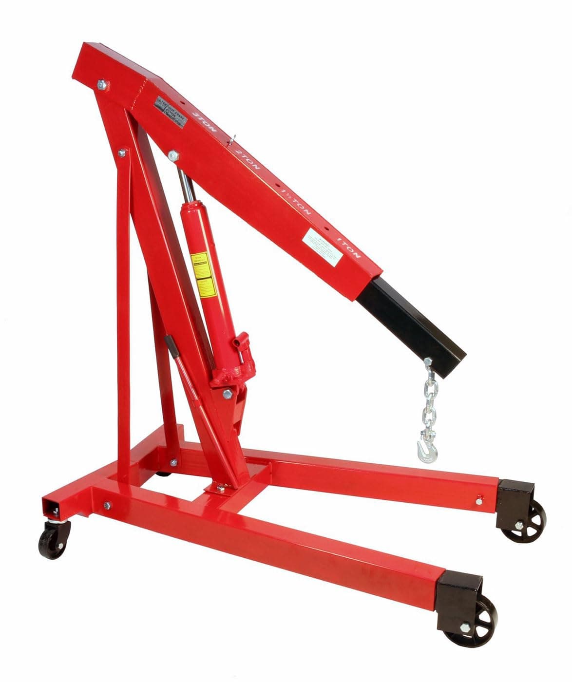 Dragway Tools 3 Ton 6000 lb Heavy Duty Engine Hoist Cherry Picker Shop Crane