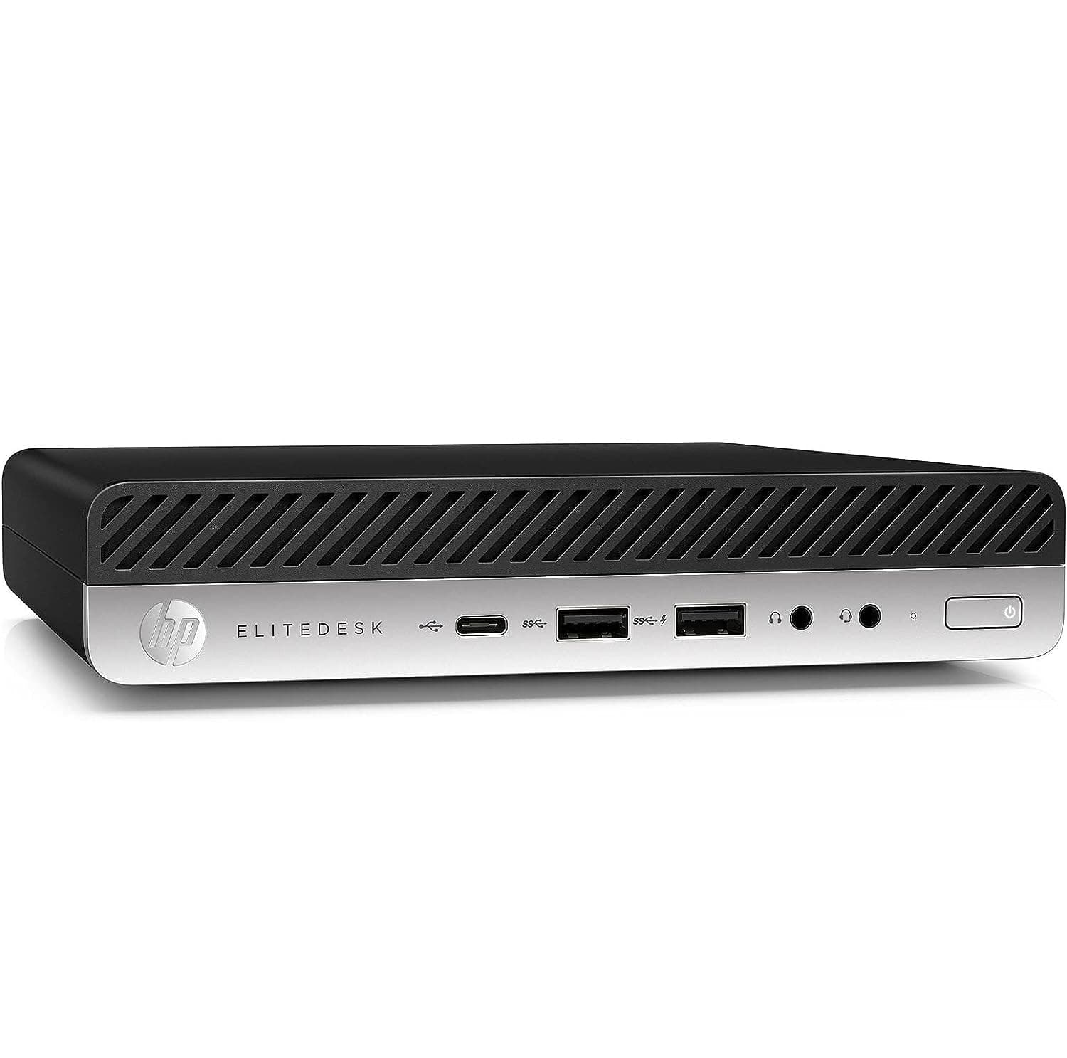 HP EliteDesk 800 G4 Mini Tiny Business PC, Intel Hexa-Core i5-8500T up to 3.5GHz, 16GB DDR4 RAM, 256GB NVMe SSD, Dual Monitor Support, WiFi, Bluetooth, HDMI, DisplayPort, Windows 11 64-bit (Renewed)
