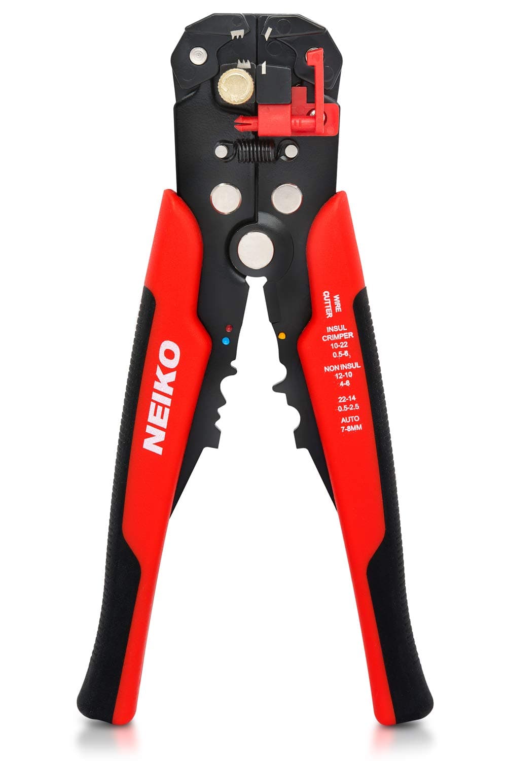 01924A 3-in-1 Automatic Wire Stripper, Cutter, and Crimping Tool, Auto Self-Adjusting Pliers that Cut up to 10 AWG