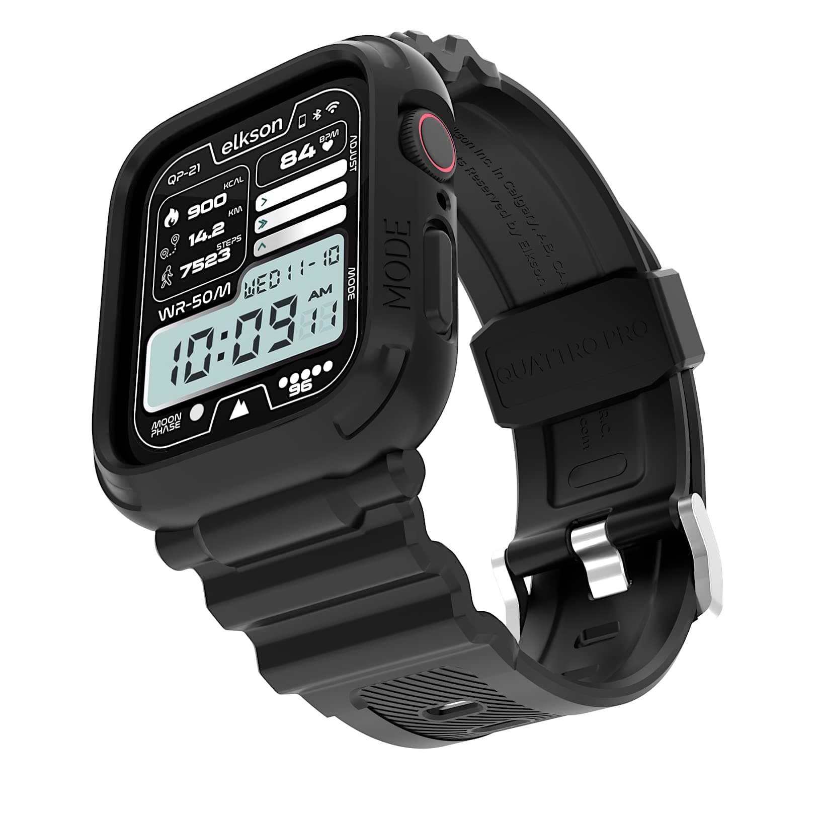 Quattro PRO Series Bumper Case 44mm /45mm - Black