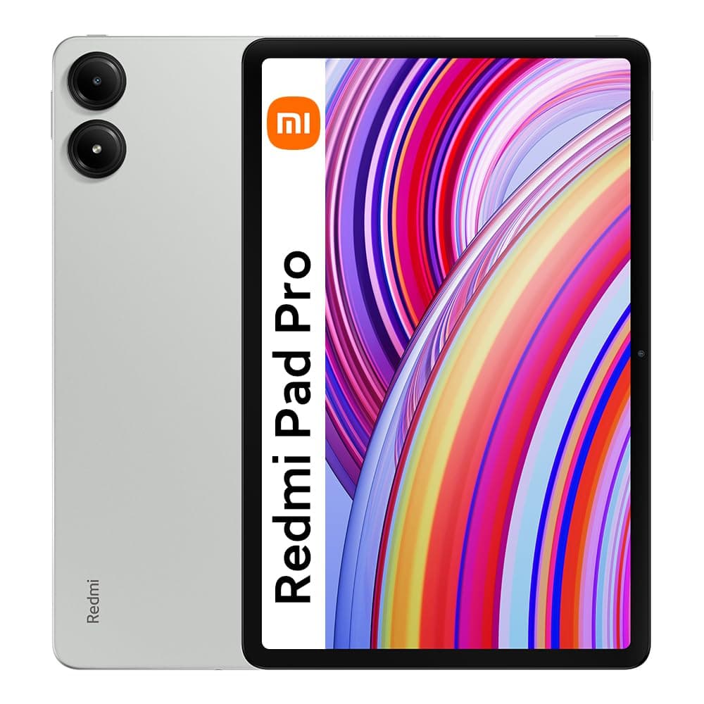 Xiaomi Redmi Pad Pro WiFi Version 12.1" Octa Core Global ROM 10000mAh Bluetooth 5.3 8MP Dual Camera + (33w Dual USB Fast Car Bundle) (Mint Green, 128GB + 8GB)
