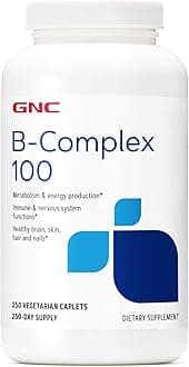 Vitamin B Complex 100 Supplement, Supports Energy, Metabolism and Immune Function, 250 Servings