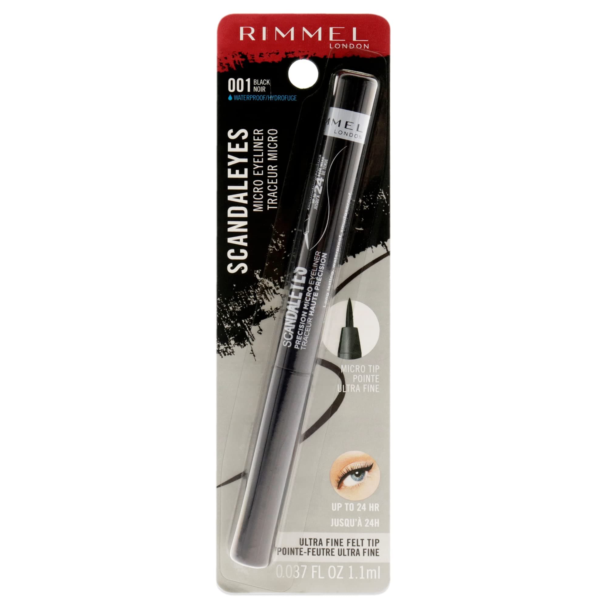Rimmel Scandaleyes Micro Eye Liner, Black