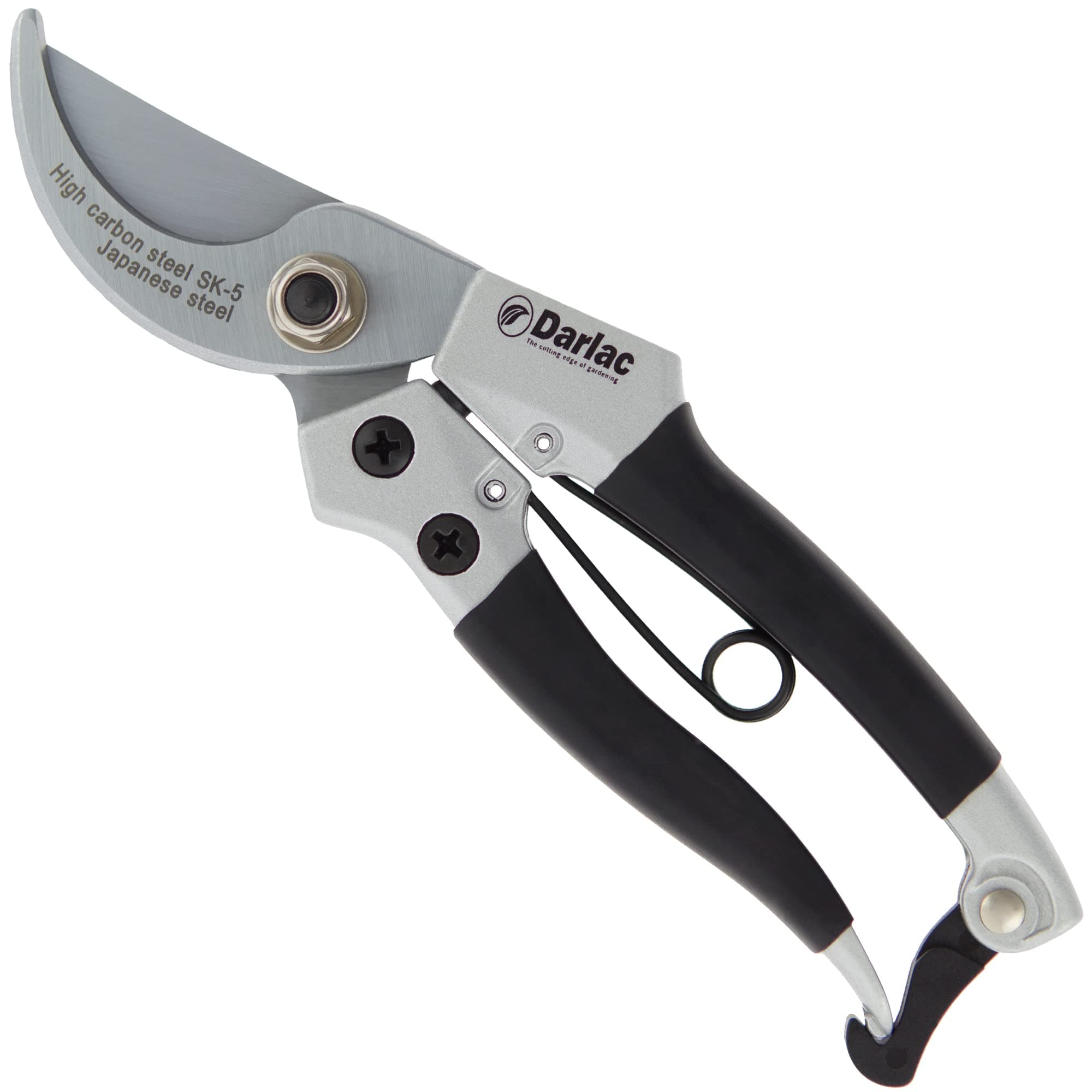 Darlac Compact Secateurs- Razor-Sharp Bypass Pruners for General Pruning - 16mm - Lightweight Ideal for Fine Or Delicate Pruning and Small or Medium Hands - SK5 High Carbon Japanese Steel