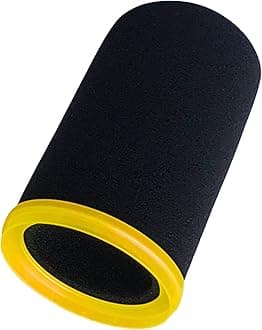 SM7b Foam Cover for Shuer SM7B, MV7 POP Filter RK345 Replacement, Windscreen with Colored Retaining O-Ring Identified Seat (Yellow)