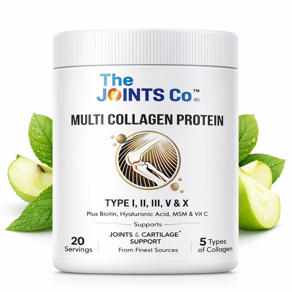 Multi Collagen, 200 gm | Type I,II,III,V & X Protein Powder with MSM,Vitamin C & 19 amino acids - Supports Joints,Bones, Skin and Nails -Pack of 1