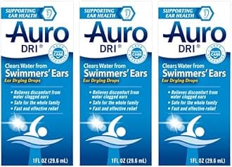 Auro-Dri Ear Water-Drying Aid, Helps Swimmers’ Ear, 1 oz. (Pack of 3)