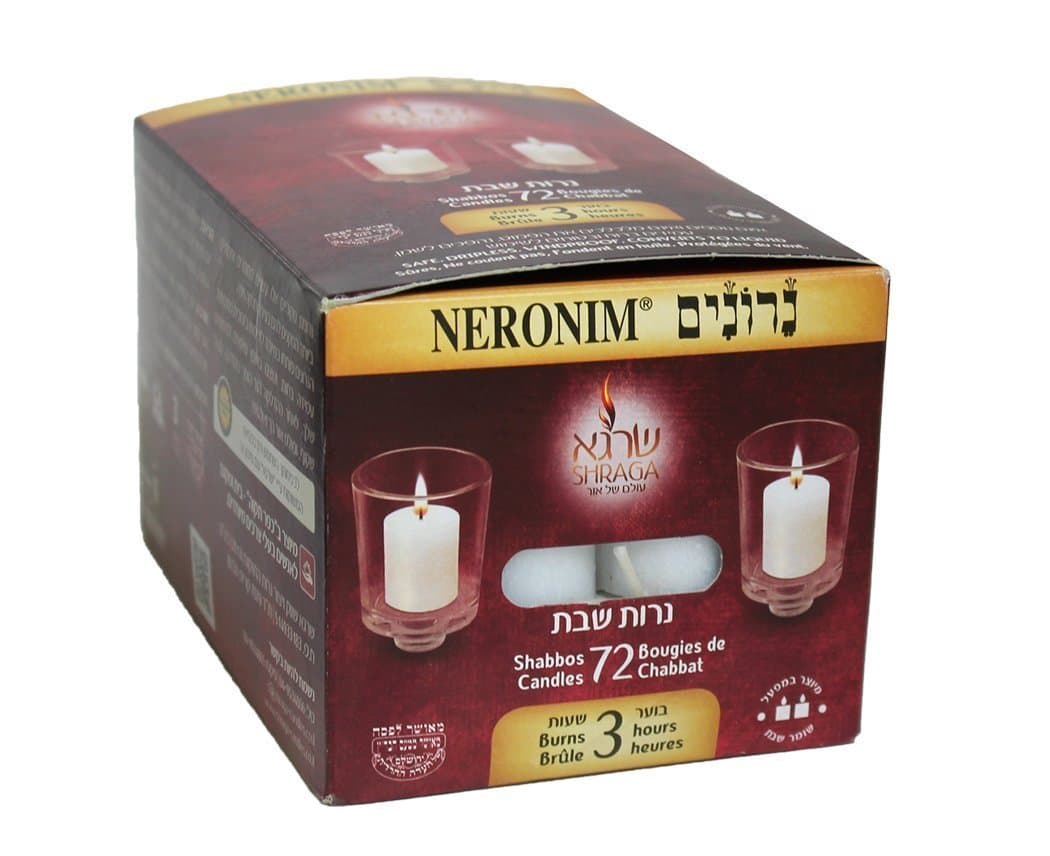 Paskesz Neronim 3 Hour Candles (72 Candles)