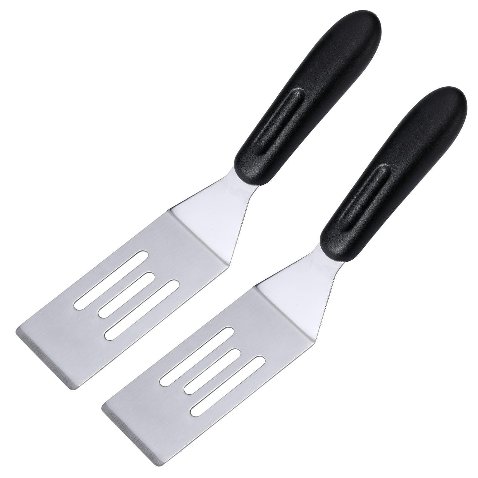 2 Pack Mini Spatula Stainless Steel Small Spatula For Kitchen, Metal Spatula For Cooking Brownie Cookie Lasagna, Pie Server, Cake & Pancakes Serving Spatulas