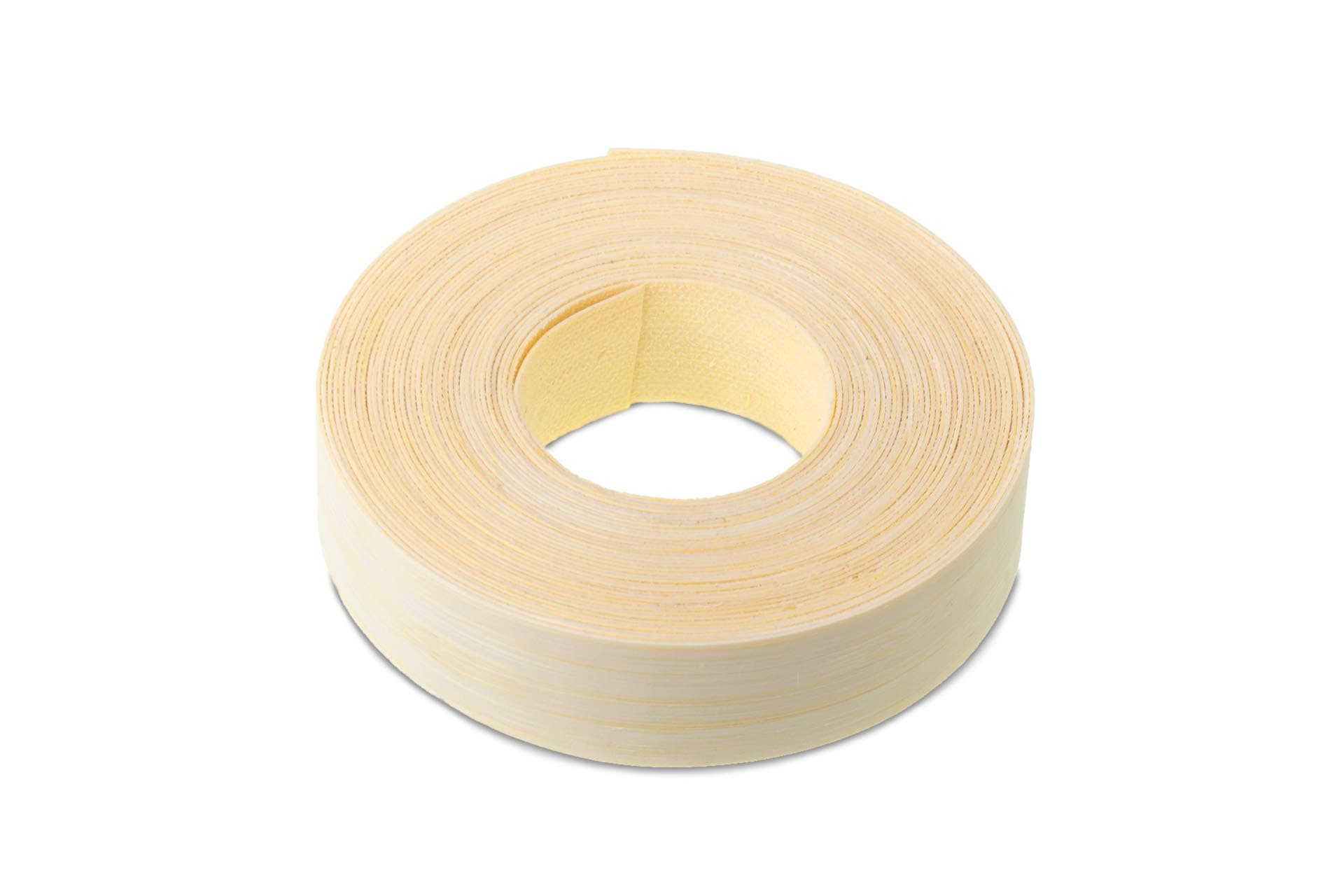 22mm Bamboo Veneer Edging - 7.5m Roll - Pre-Glued Iron-On Real Wood Edging Tape for Easy DIY Application