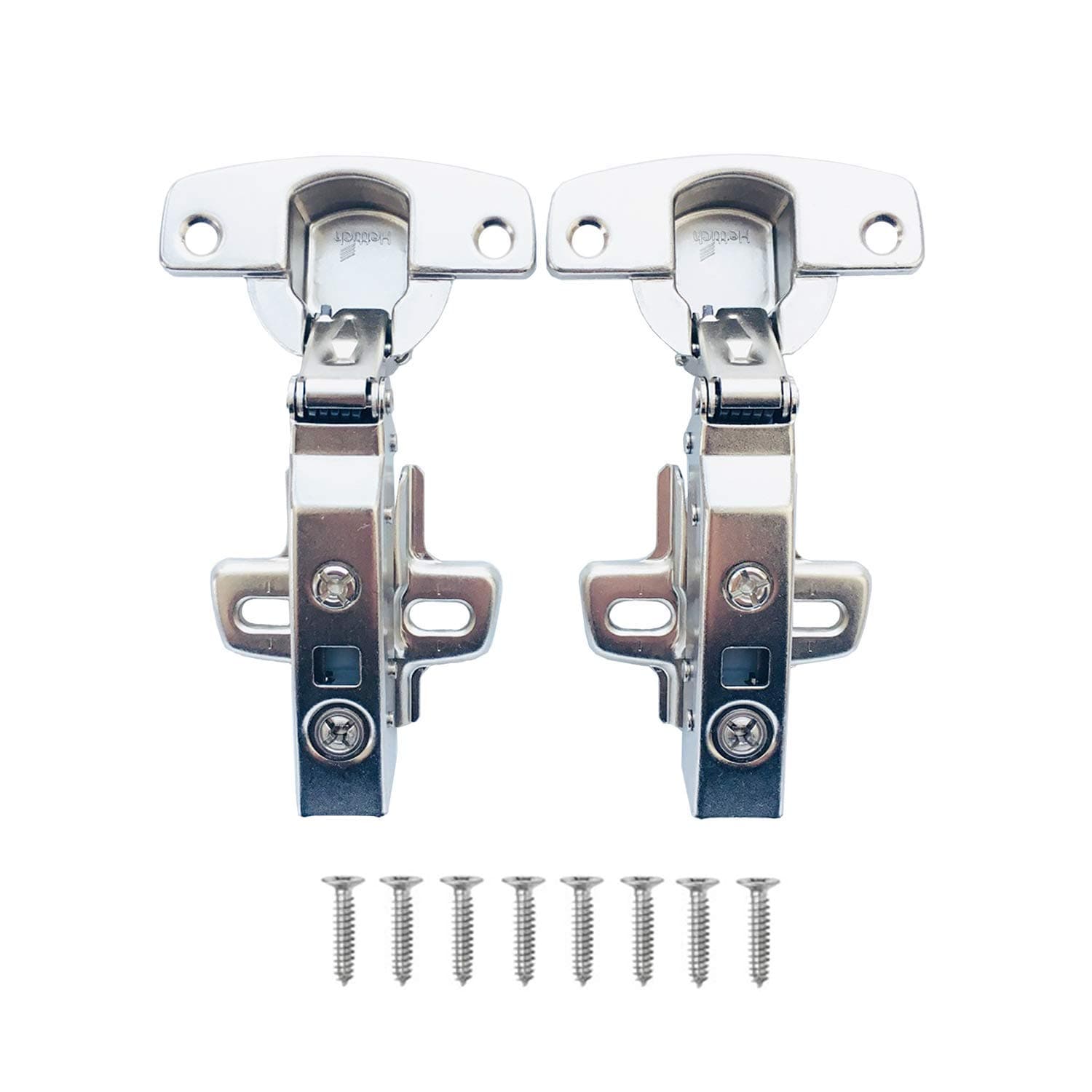 HETTICH HYDRAULIC HINGES 110 DEGREE GERMANY ORIGINAL B-TYPE, HALF BEND,half overlay 907120505-97157601 for Kitchen Cabinet Cupboard Wardrobe Light Door