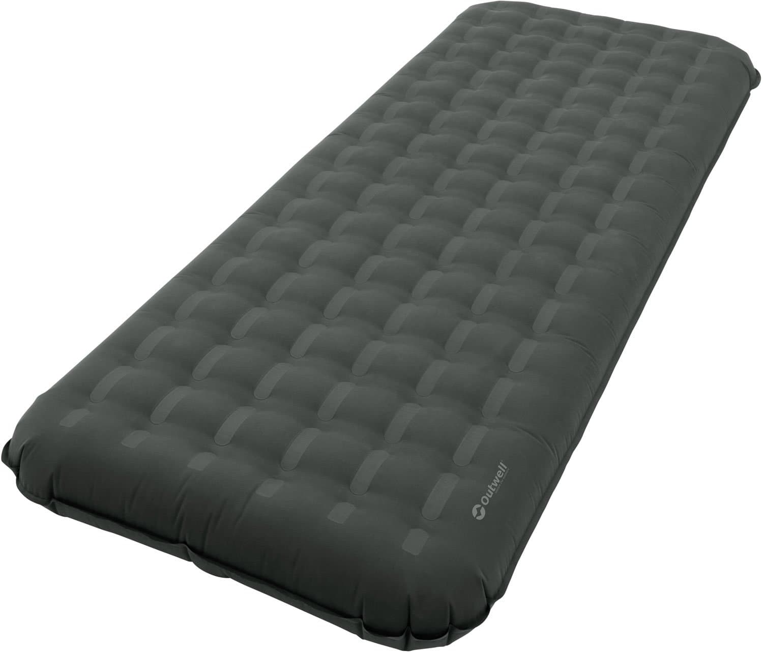 OutwellFlow Airbed Single Air Bed, Grey, standard size