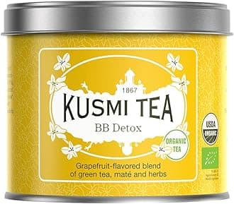 BB Detox Bio - Organic Blend of Green Tea, Maté & Grapefruit-flavoured Plants - 100 g of Loose Tea - 40 cups