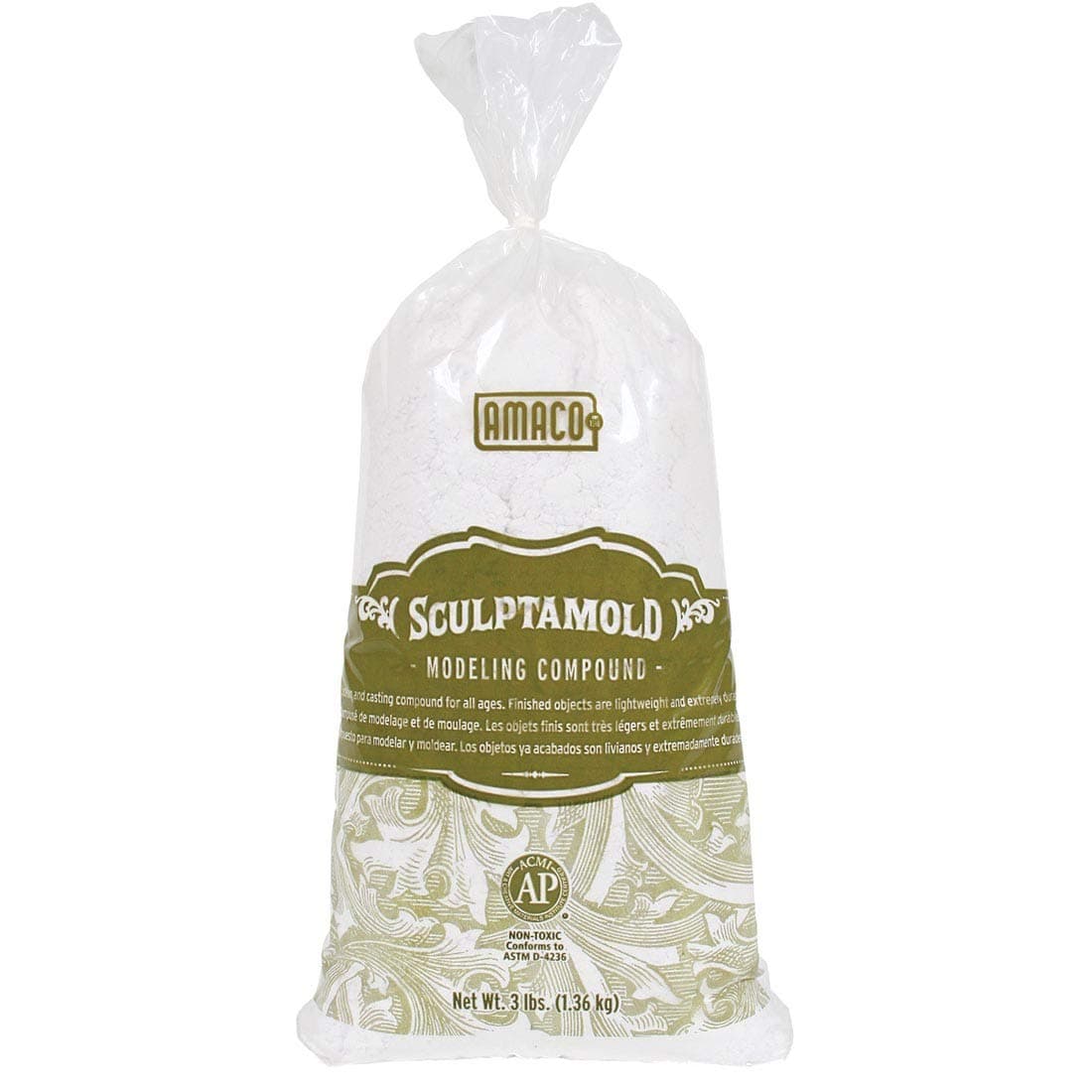 AMO41821 SC3 Sculptamold Modeling Compound, 3 lb.