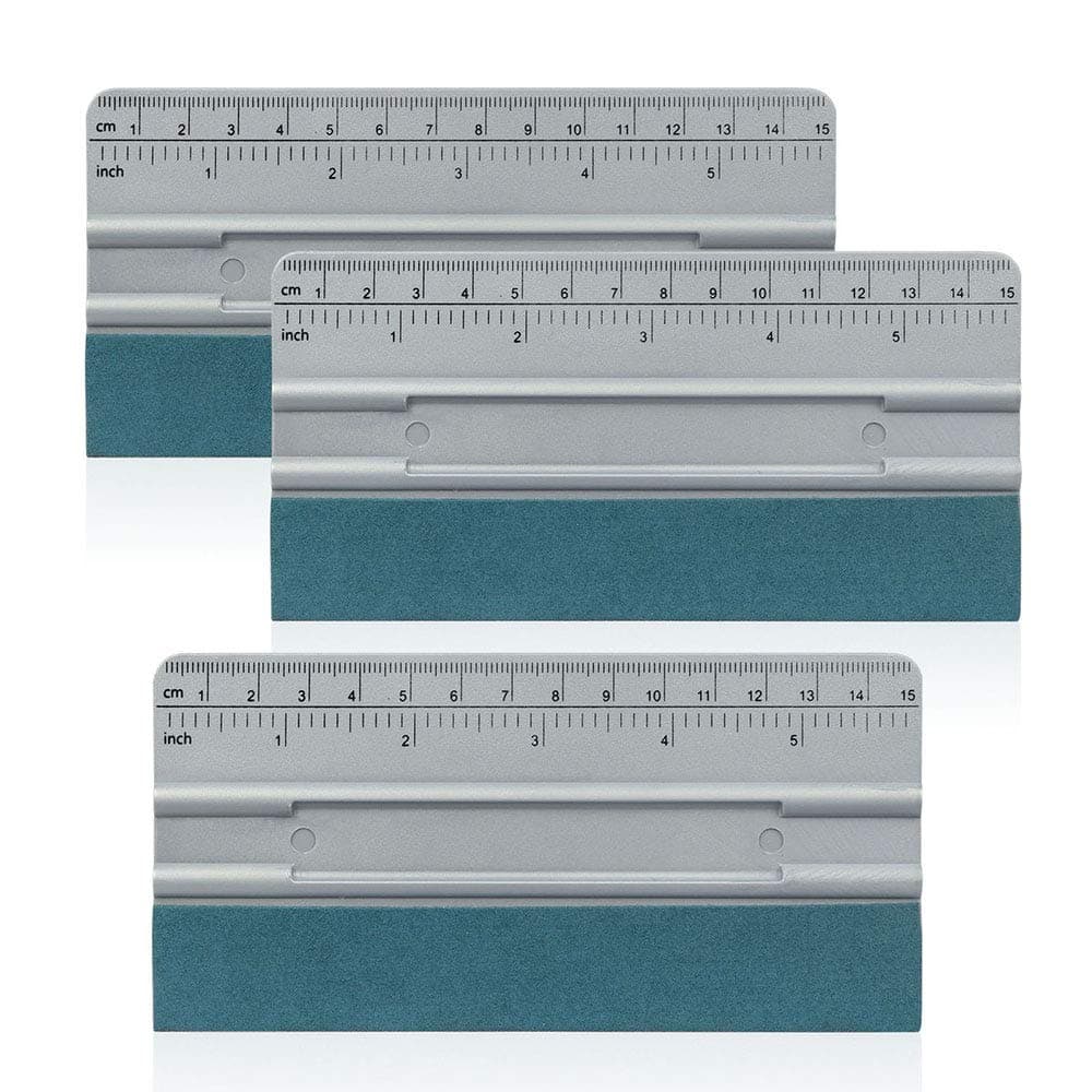 3pcs vinyl squeegee with ruler