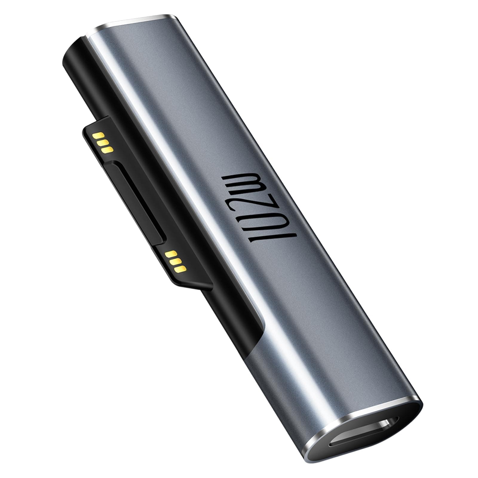 Surface Pro Charging Adapter, USB C Female to Surface Magnetic Charging Adapter, Requires 45W/65W/100W/102W USB-C Charger Compatible with Microsoft Surface Laptop/Tablet [Output is only 45W 15V 3A]