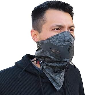 Half Face Mask for Cold Winter Weather. Use This Half Balaclava for Snowboarding, Ski, Motorcycle. (Many Colors)