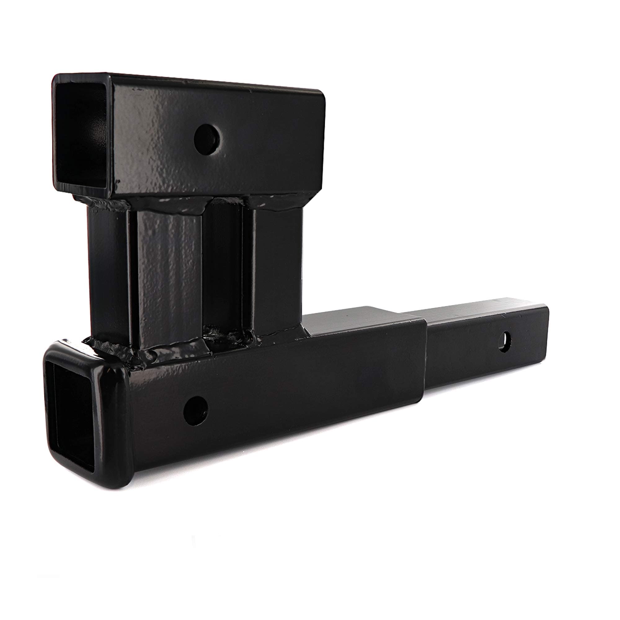 Ram-Pro Hitch Extender Bicycle Extension Receiver Adapter Trailer Dual Hitch Receiver Rise Drop Bike Racks High Weight Pin Holes Rage Power Sports Towing Double Extender