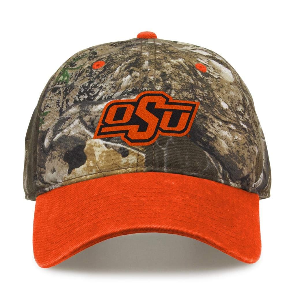 Oklahoma State University Camo Hat Edge Camo Two-Tone Cap