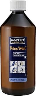 Safir Large Capacity 16.9 fl oz (500 ml), Strong Leather Cleaner, Lenomat, Remover, Stain for Leather Shoes, Leather Products, Maintenance, Dirt Removal, Leather Cleaner, Shoe Stains, Mildew, Salt Wax, Shoe Polish