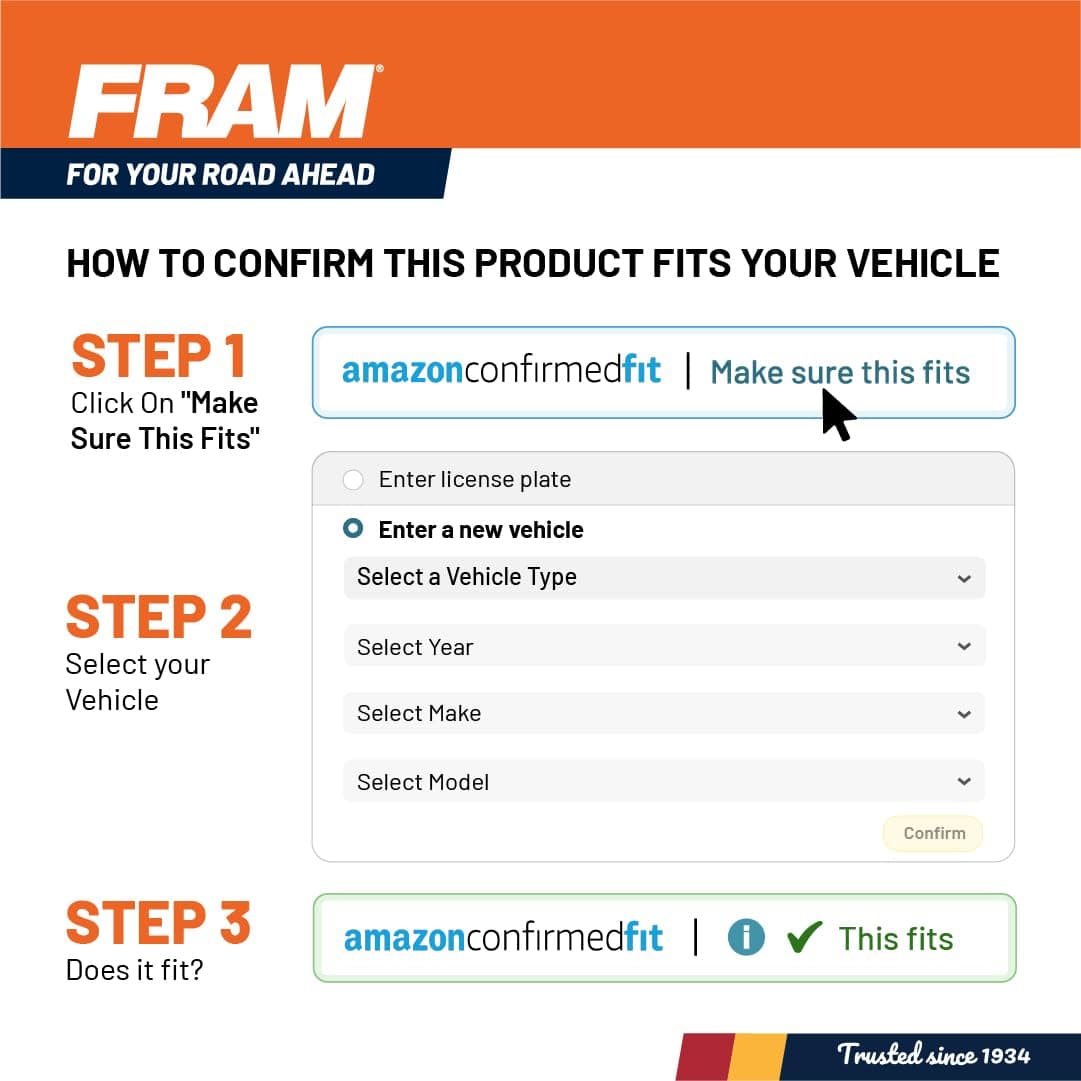 FRAM Extra Guard PH30 10K Mile Change Automotive Replacement Interval Spin-On Engine Oil Filter for Select Vehicle Model Years, Vehicle Engine Protection Oil Filter for Everyday Drivers
