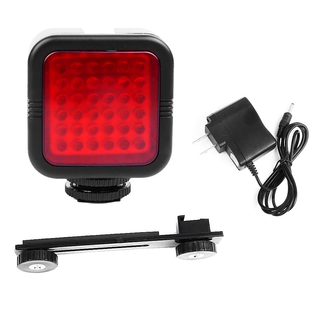 Studio Rechargeable IR Infrared Night Light 36 LED IR Night Vision Light for Camcorders, Digital Cameras & SLR's Includes Universal Mount Bracket
