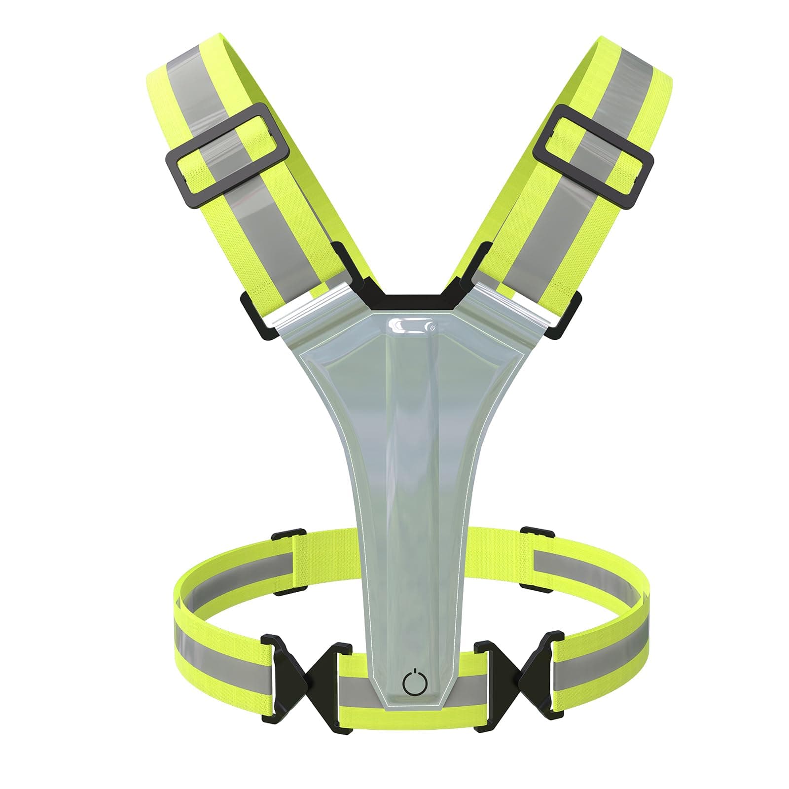 Running Reflective Vest Gear 2Pack, High Visible Reflective Running Vest Adjustable Safety VES for Night Outdoor Running Cycling Motorcycle Dog Walk Jogging