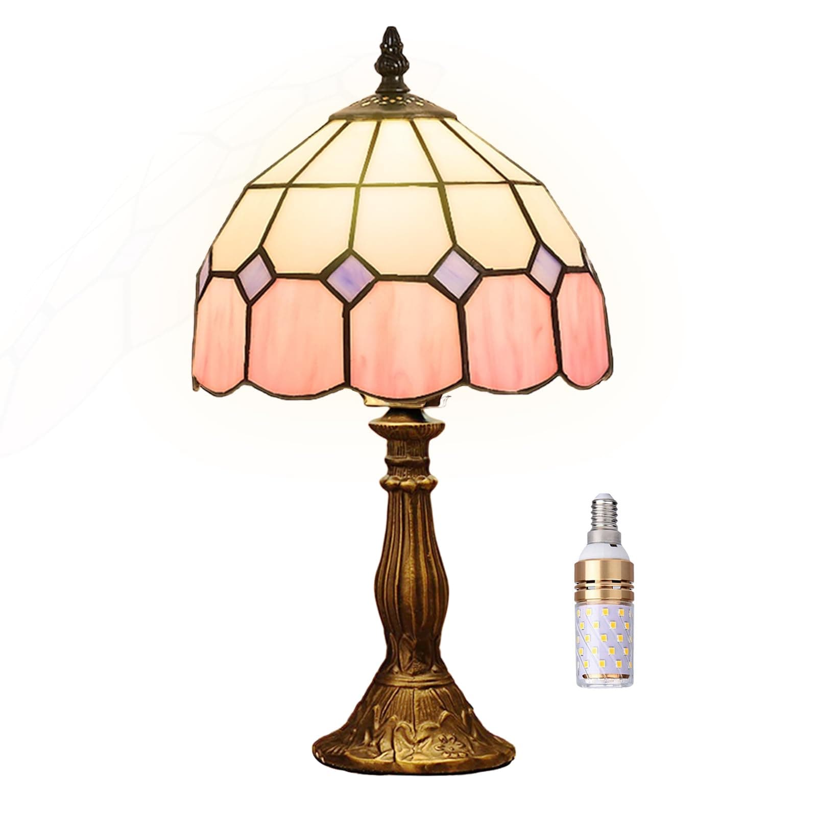 Tiffany-Style 8 Inch Table Lamp
