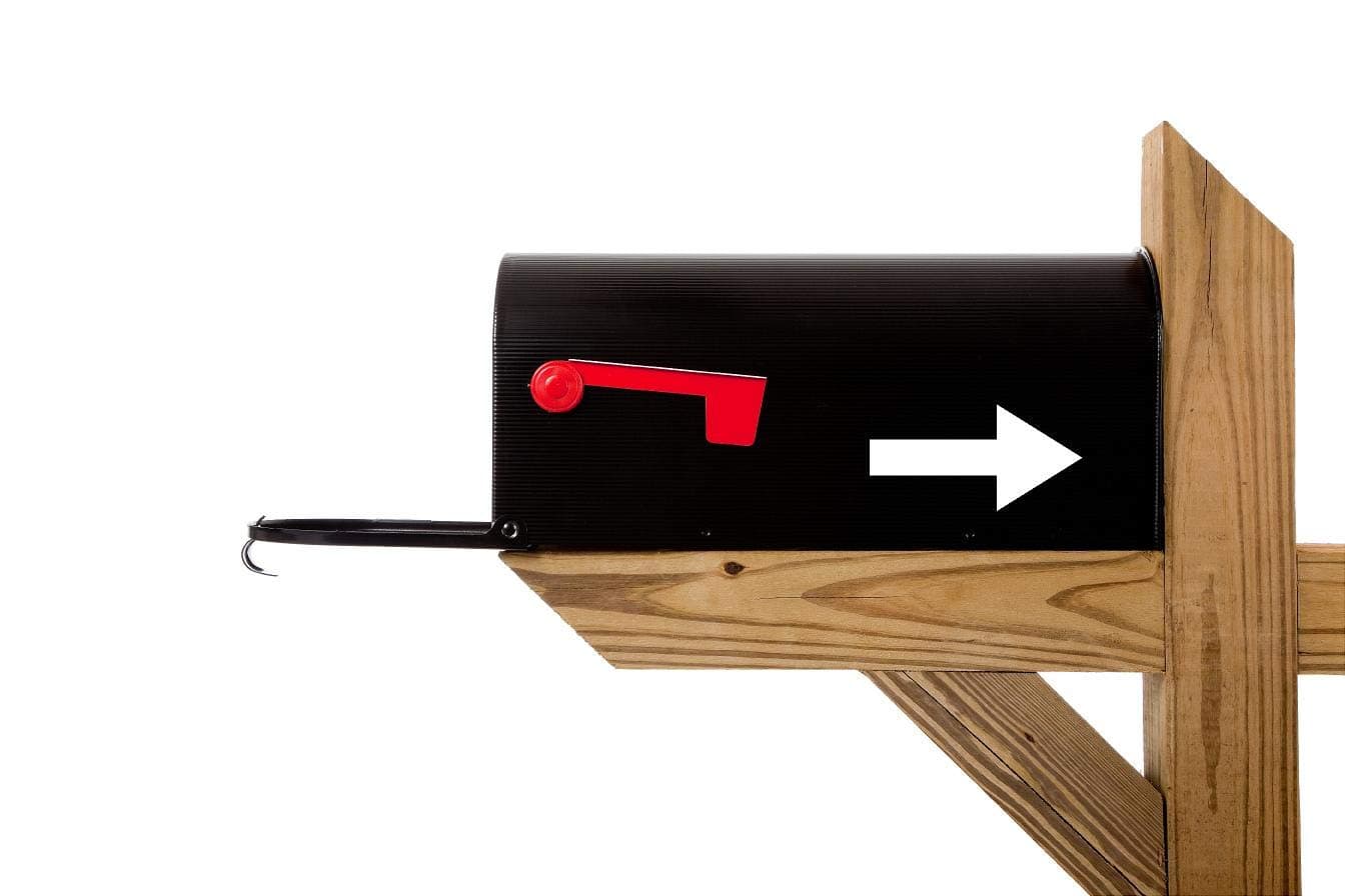 Granite City Graphics Reflective Decal Arrows for Mailbox