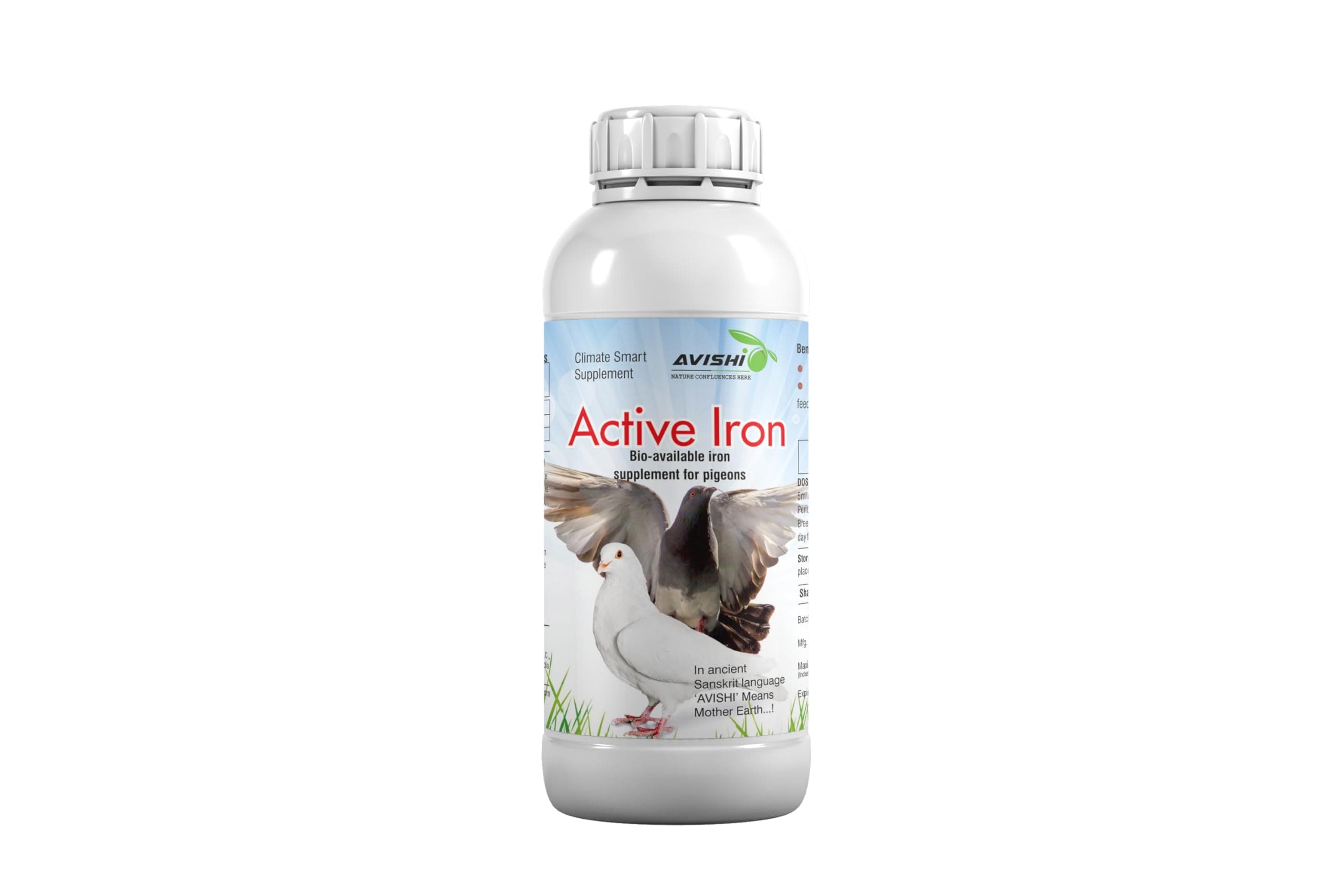 Active Iron, Bio-Available Iron Supplement for Pigeons (100ml)