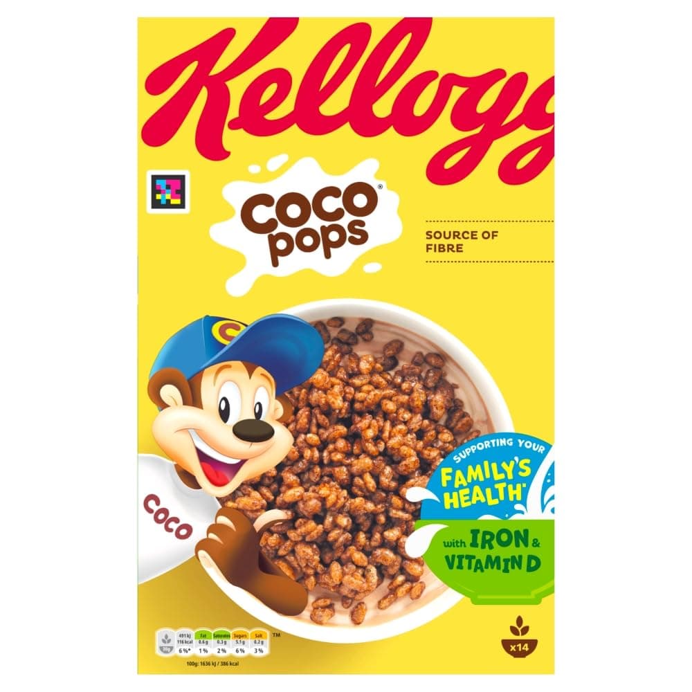 Coco Pops Chocolate Breakfast Cereal 420g