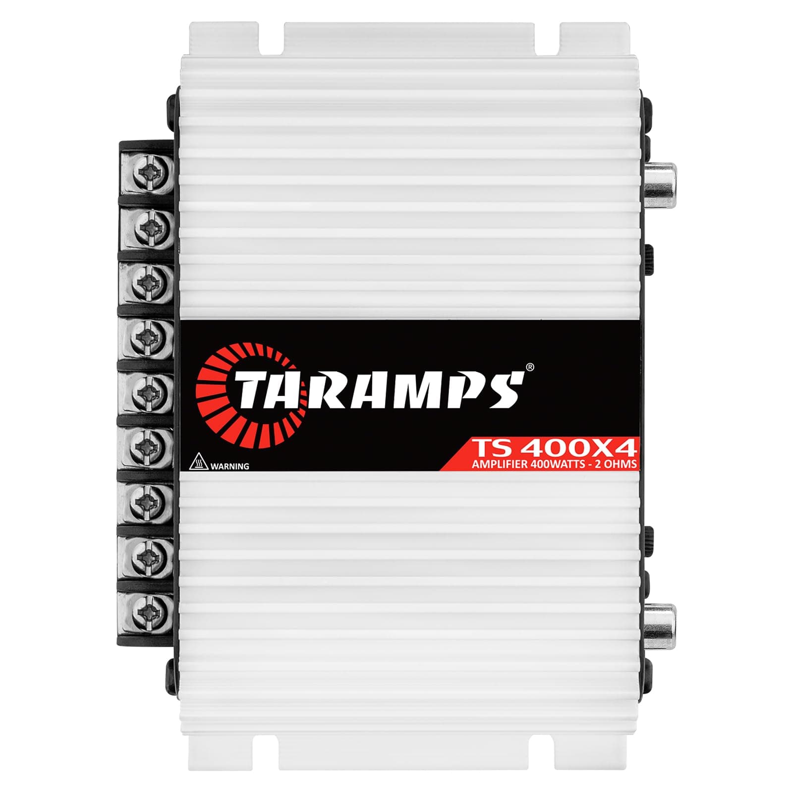 TS 400x4 FULL RANGE 2 Ohms 4 Channels 400 Watts RMS Class D Car Audio Amplifier Multichannel LED Indicator CROSSOVER Frequency Response 10Hz to 30KHz High Pass and Low Pass