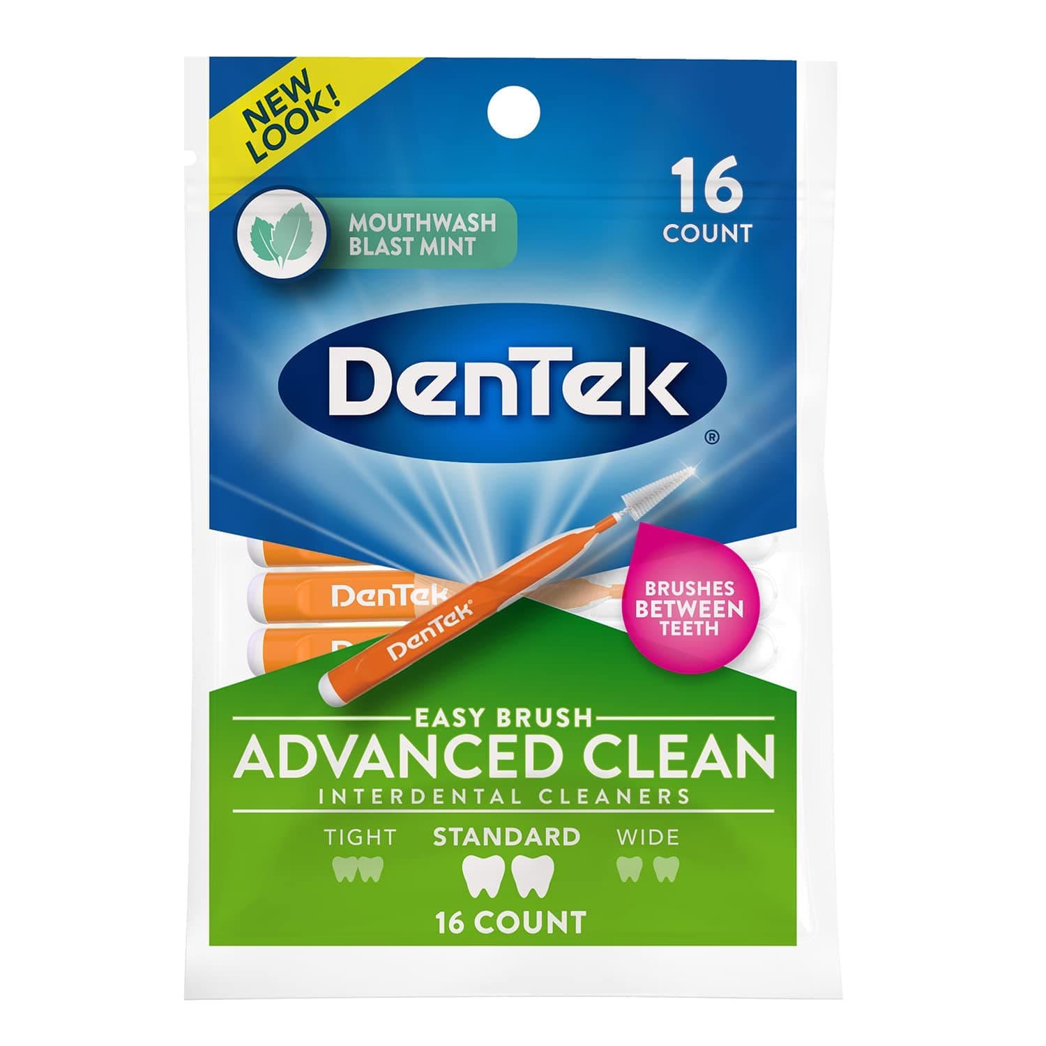 DenTek Easy Brush - 16 ct - 2 pk