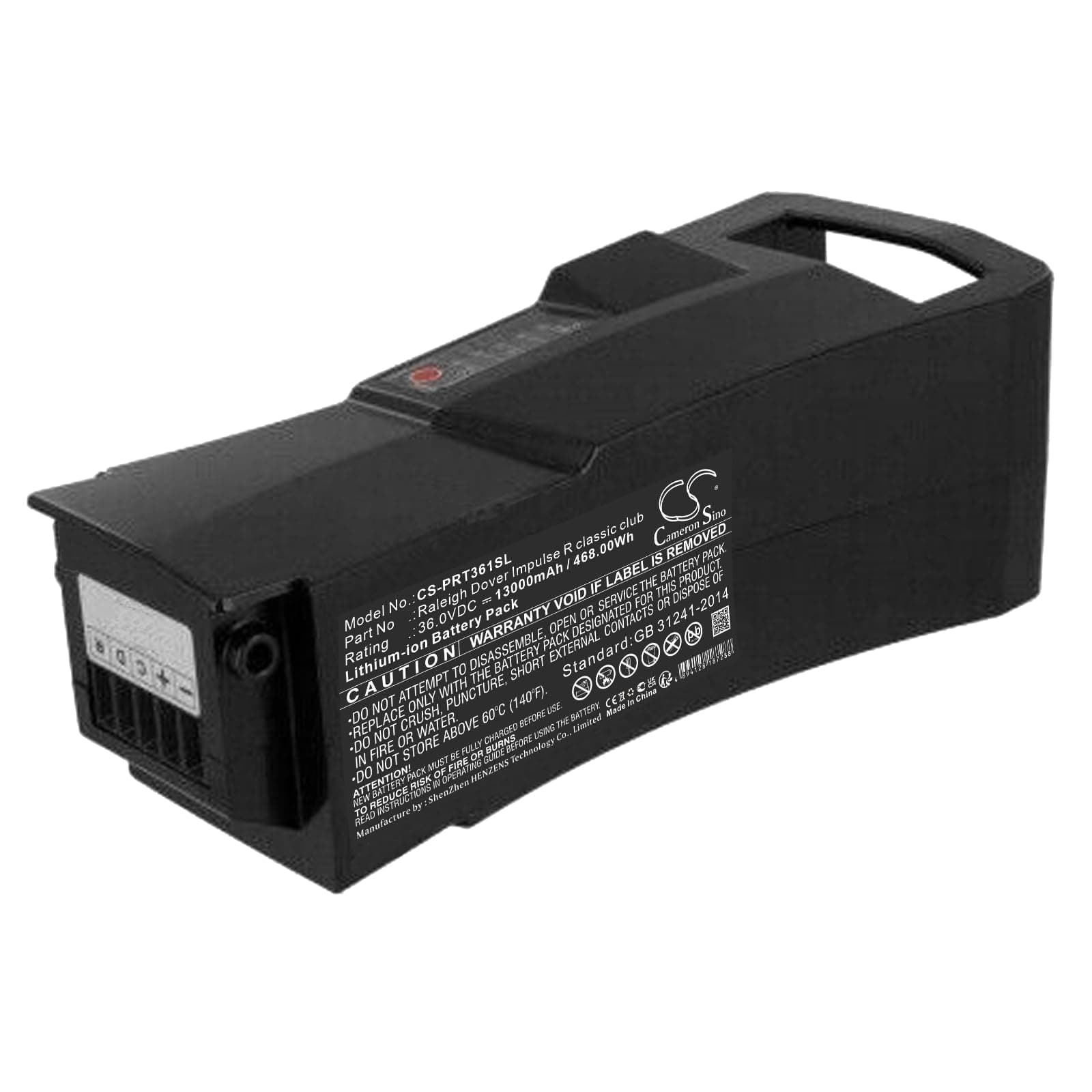 Battery Compatible with Panasonic Kalkhoff Impulse Ergo, Kalkhoff Impulse Ergo Nuvinci, Kalkhoff Impulse i8R 8-G Nexus, Kalkhoff Impulse Premium i8R 8 13000mAh