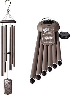 43" Large Wind Chimes for Outside Deep Tone, Memorial Wind Chimes for Loss of Loved one, Bereavement Sympathy Gifts in Memory of a Loved one, Outdoor Decor for Garden,Yard,Lawn & Patio