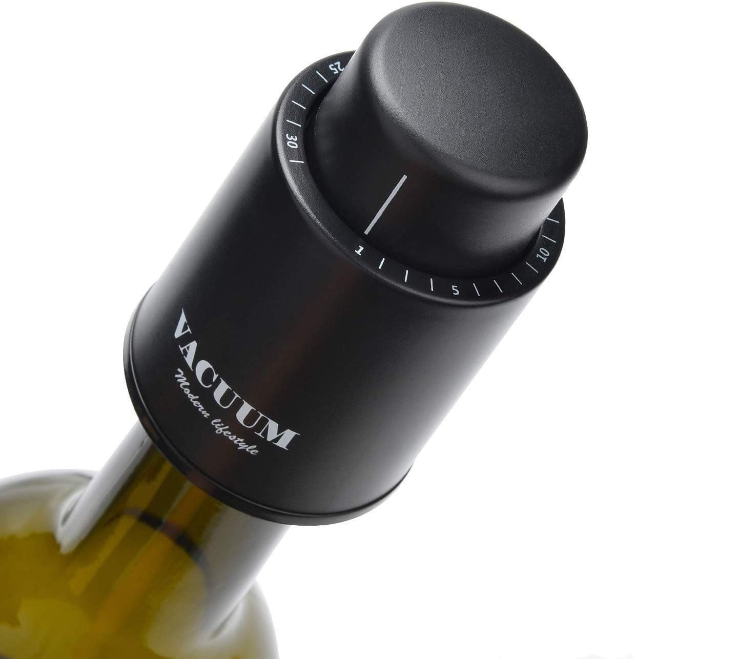 1 Pack Vacuum Champagne and Wine Bottle Stoppers - Reusable Preserver Corks, Keep Fresh for Wine Lovers for Christmas