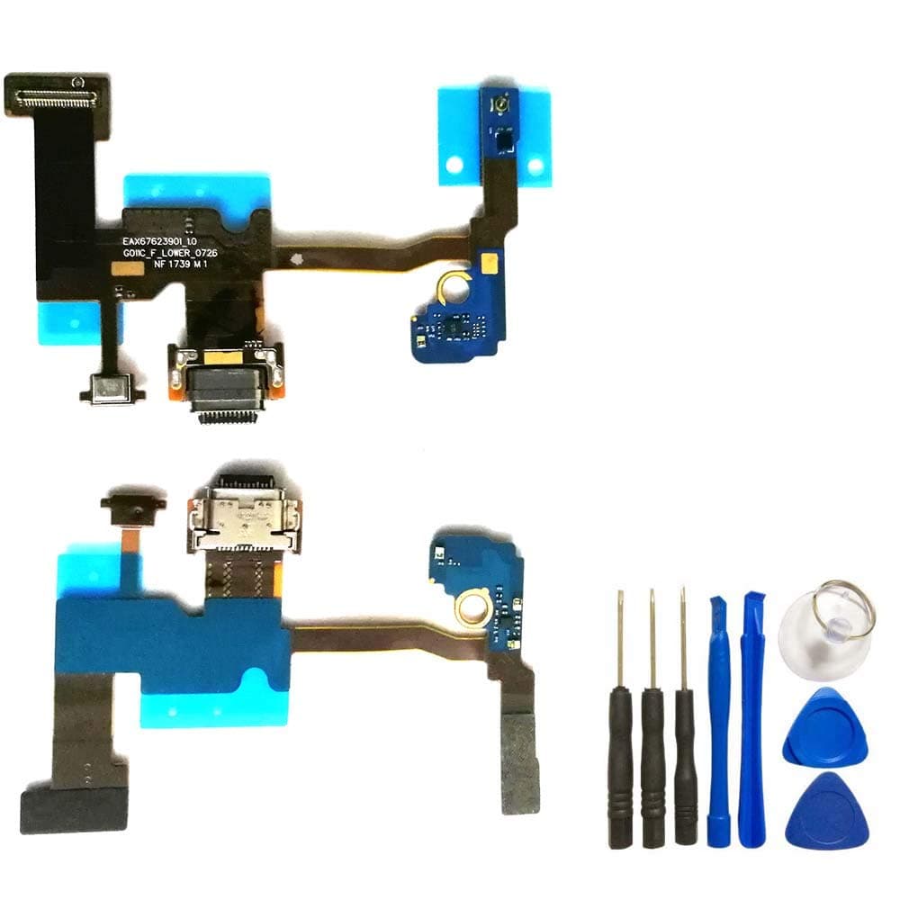 for Google Pixel 2XL G011C USB Charger Connector Charging Board Port Dock Flex Cable ReplacementMic Part Flex Cable for Google Pixel 2 XL 2 Plus G011C 6.0"
