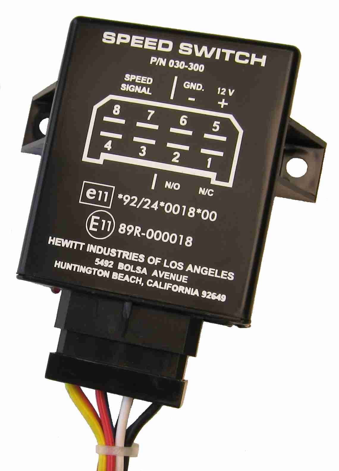 Hewitt 190TM5016 Speed Limiter - 12V - High Speed