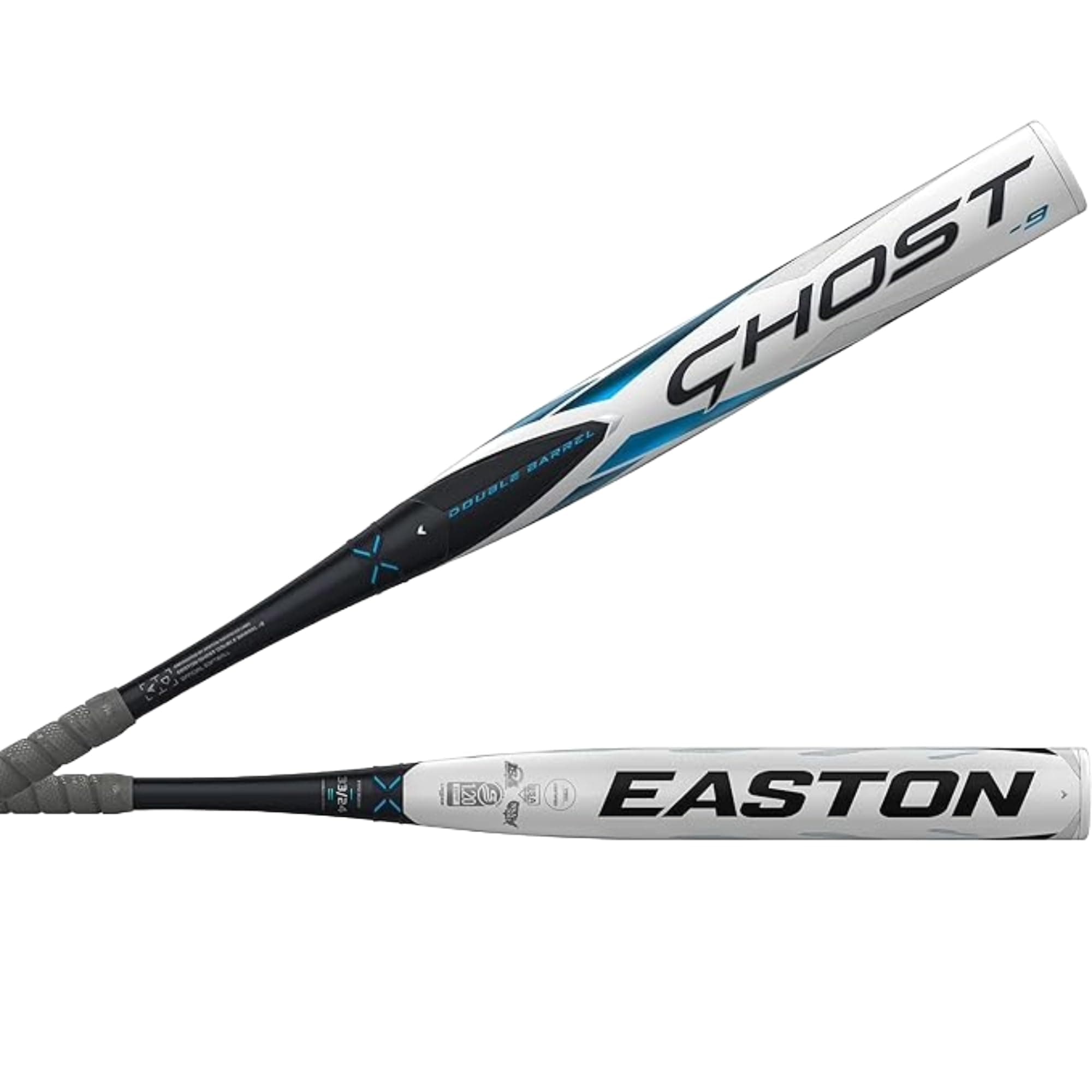 Ghost Double Barrel Fastpitch Softball Bat | Approved for All Fields | -11 / -10 / -9 / -8 Drop | 2 Pc. Composite