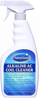 Tetraclean AC Coil Cleaner | High Foam Alkaline AC Cleaner | Air Conditioner Cleaner Liquid | Instant AC Coil Cleaning Agent |Clean Exterior & Interior Highly Dusty AC Coil - 500 ml