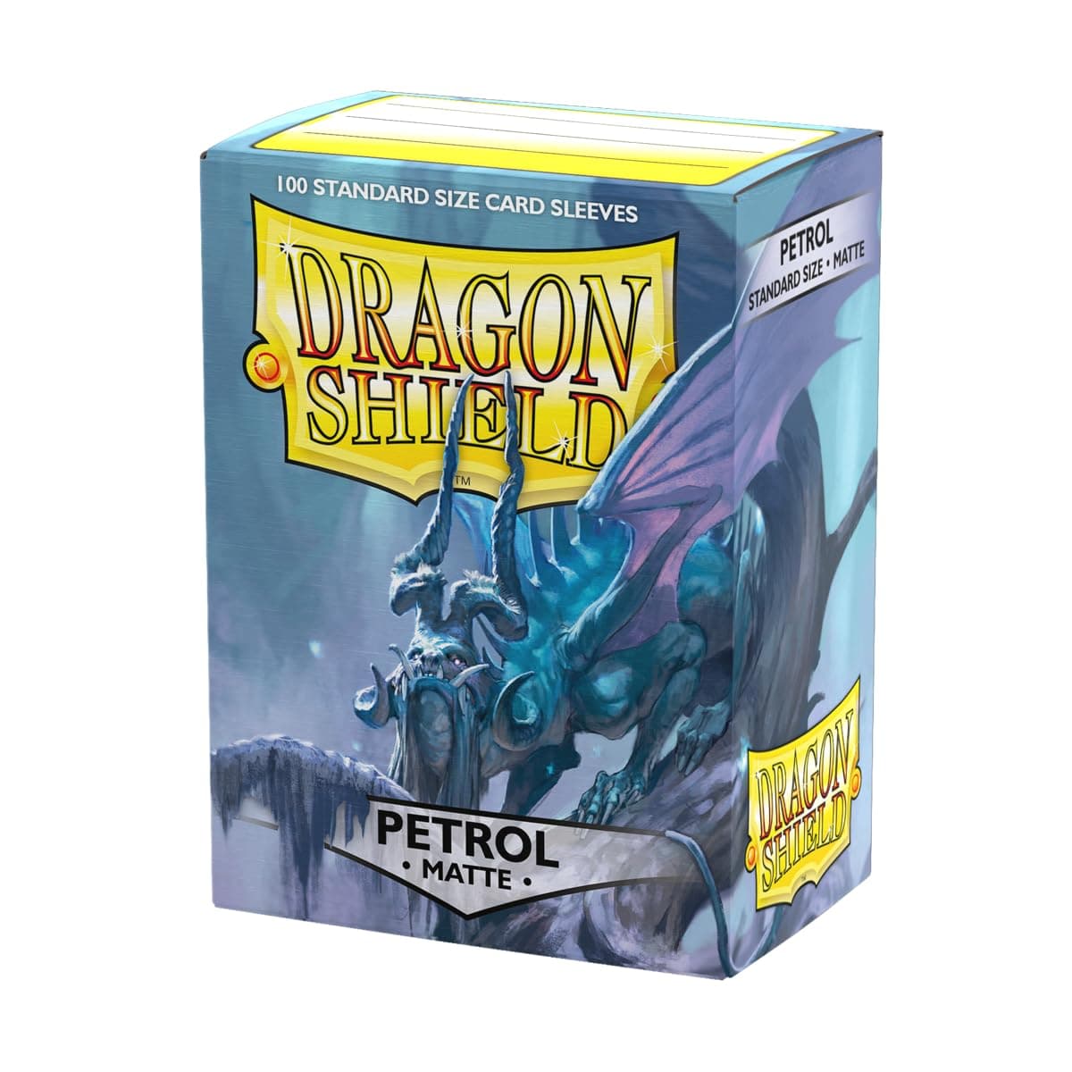 Dragon Shield | Standard Size Card Matte Sleeves | 100 CT - Smooth & Tough Premium TCG Sleeves | Compatible with Pokemon, Flesh & Blood, One Piece & Magic The Gathering | Petrol