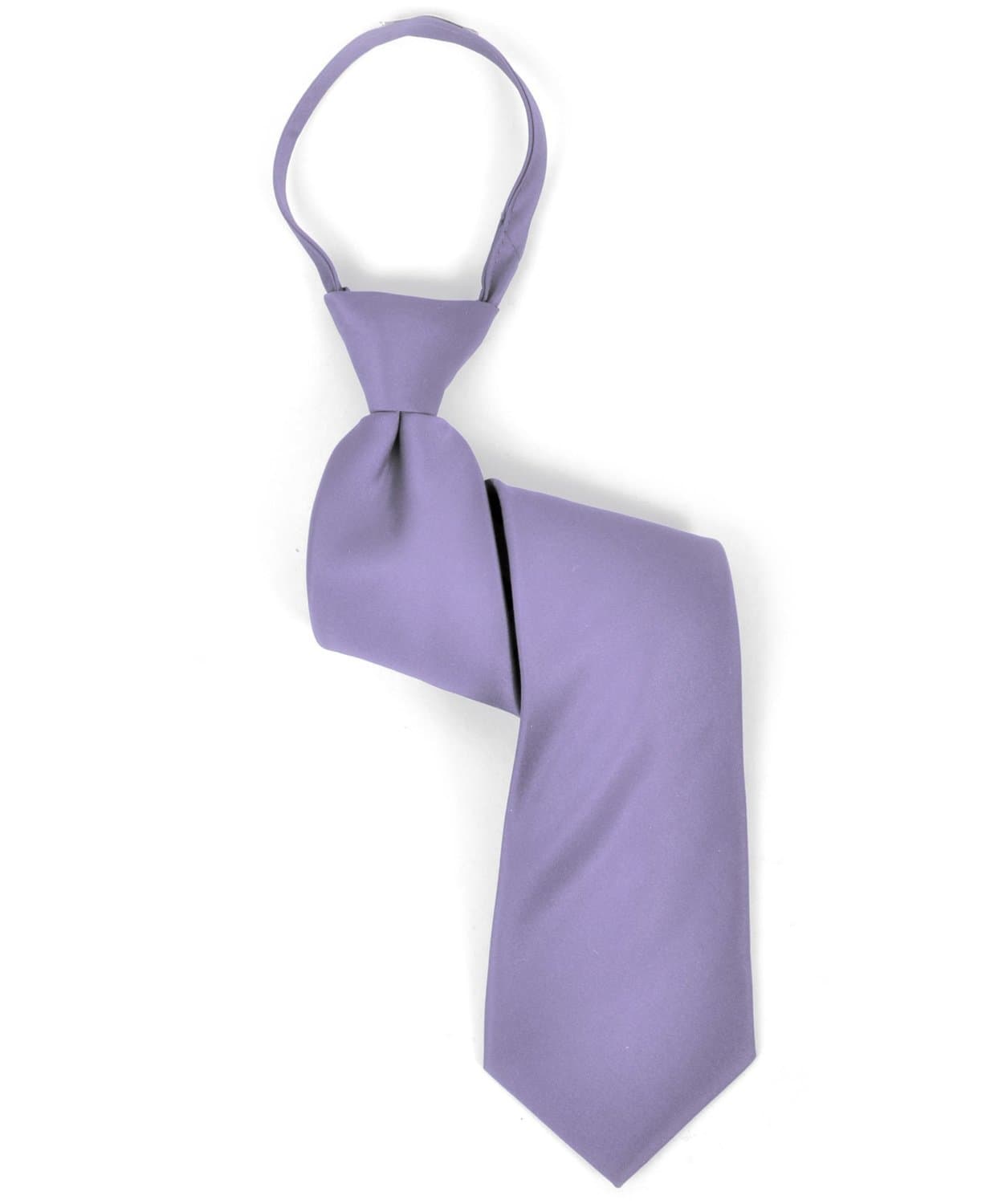 boxed-gifts Umo Lorenzo Boy's Solid Poly Zipper Ties