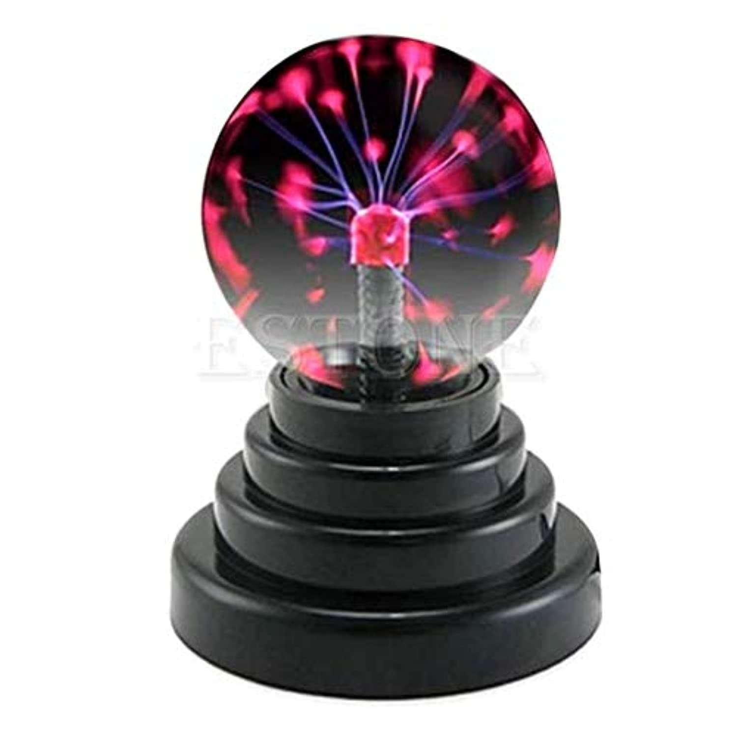 USB Magic Black Base Glass Plasma Ball Sphere Lightning Party Lamp