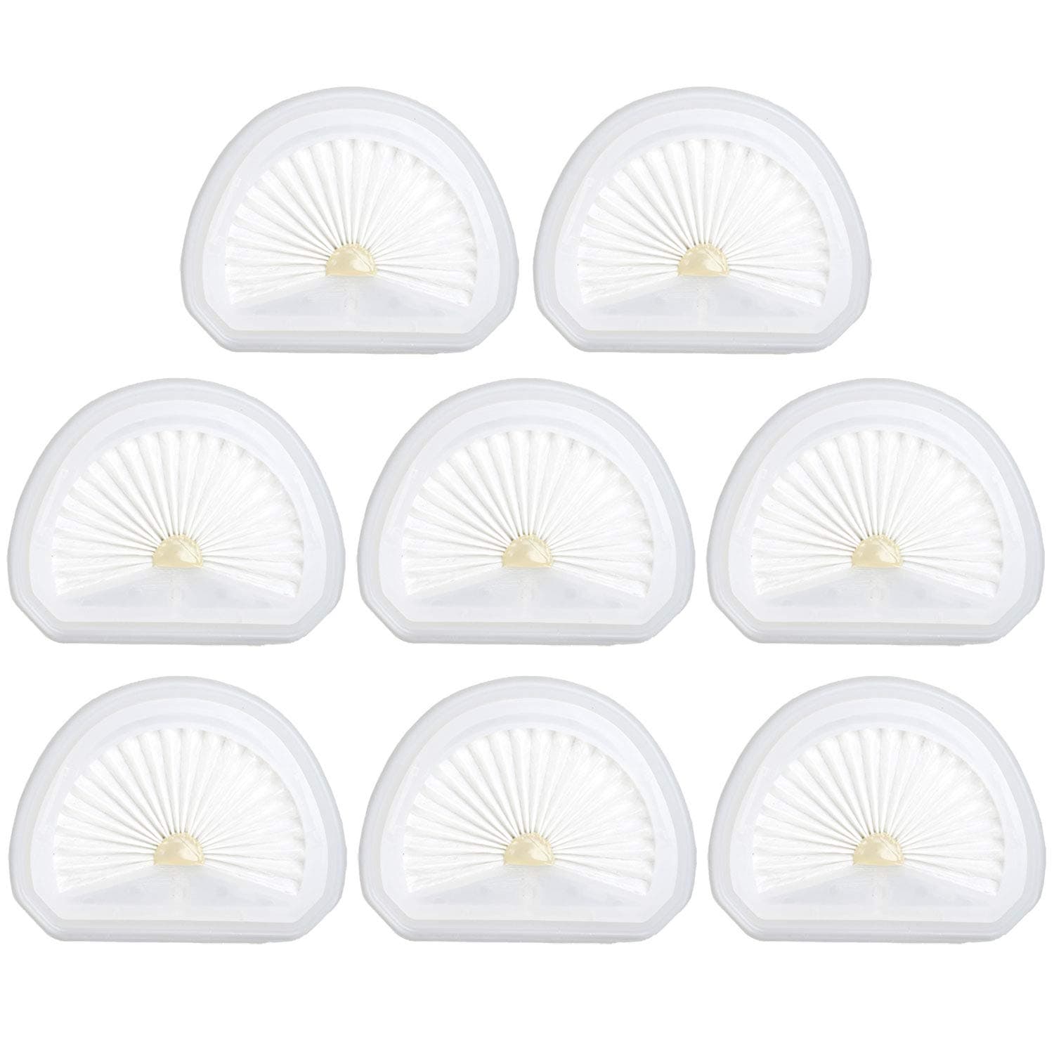 Extolife 8 Pack Hand Vacuum Filter Compatible with Black and Decker VLPF10 Replacement Filter and Handheld Vacuum HLVA315J HLVA320J00 N575266, Replaces Part N600601