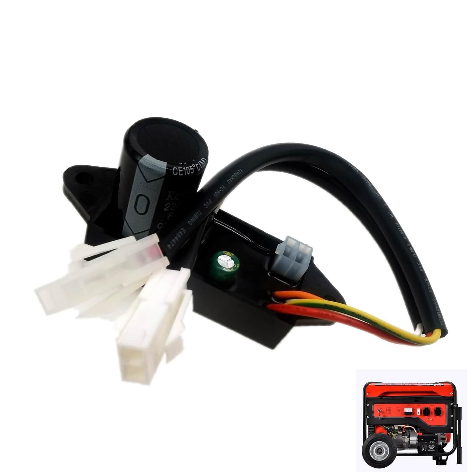 Ignition Control Module TJ113-2009-1 Compatible with Harbor Freight Predator 3500, Loncin LC3000i & LC3300i, Champion BE Pressure Inverter Generator 63584 Ignition Module