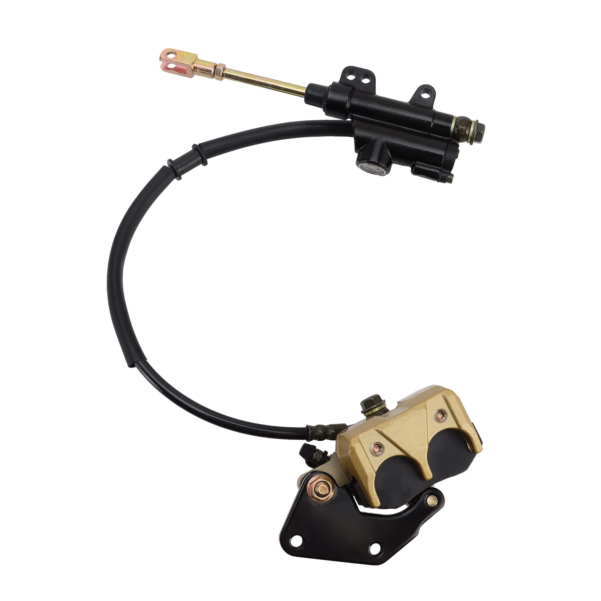 GOOFIT Rear Foot Disc Brake Master Cylinder Assembly Replacement For 50cc 70cc 90cc 110cc 125cc ATV Dirt Bike