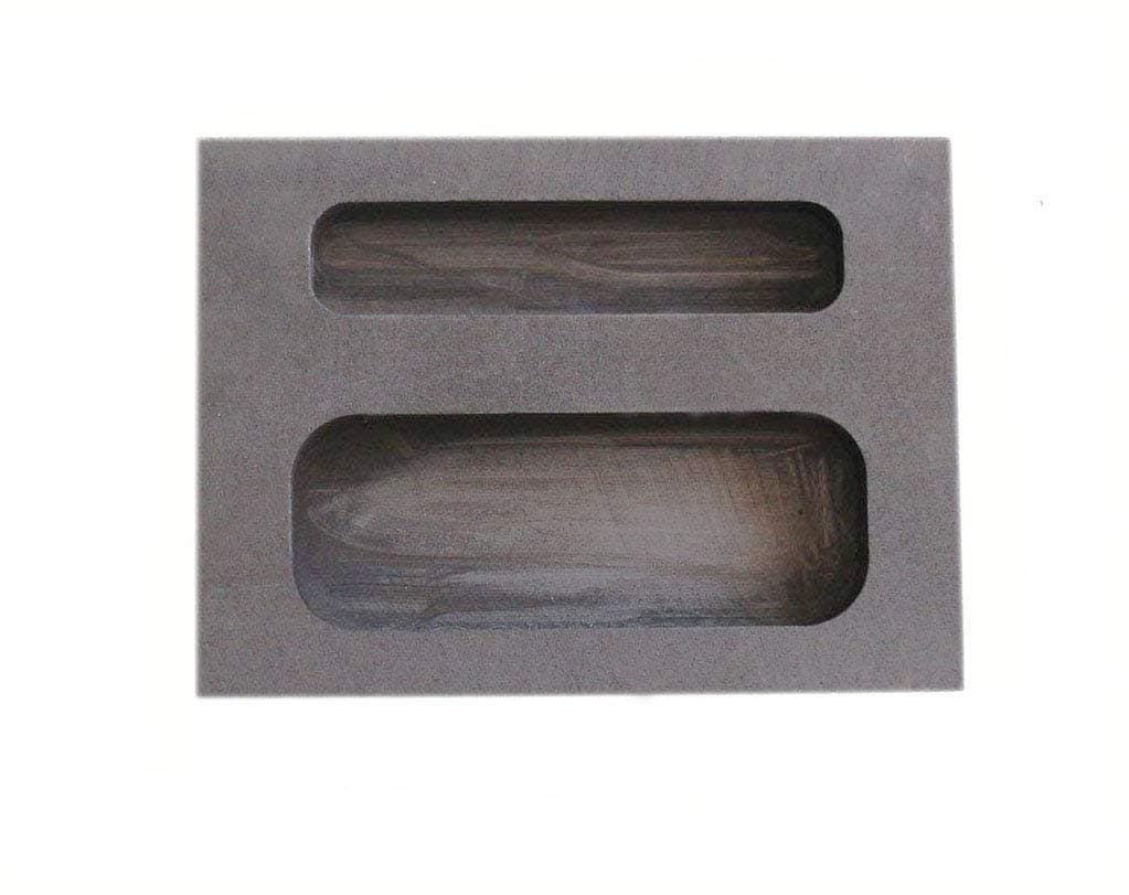 LLF Graphite Ingot Mold 1/2 1 Ounce Silver Melting Casting Refining Also for Gold