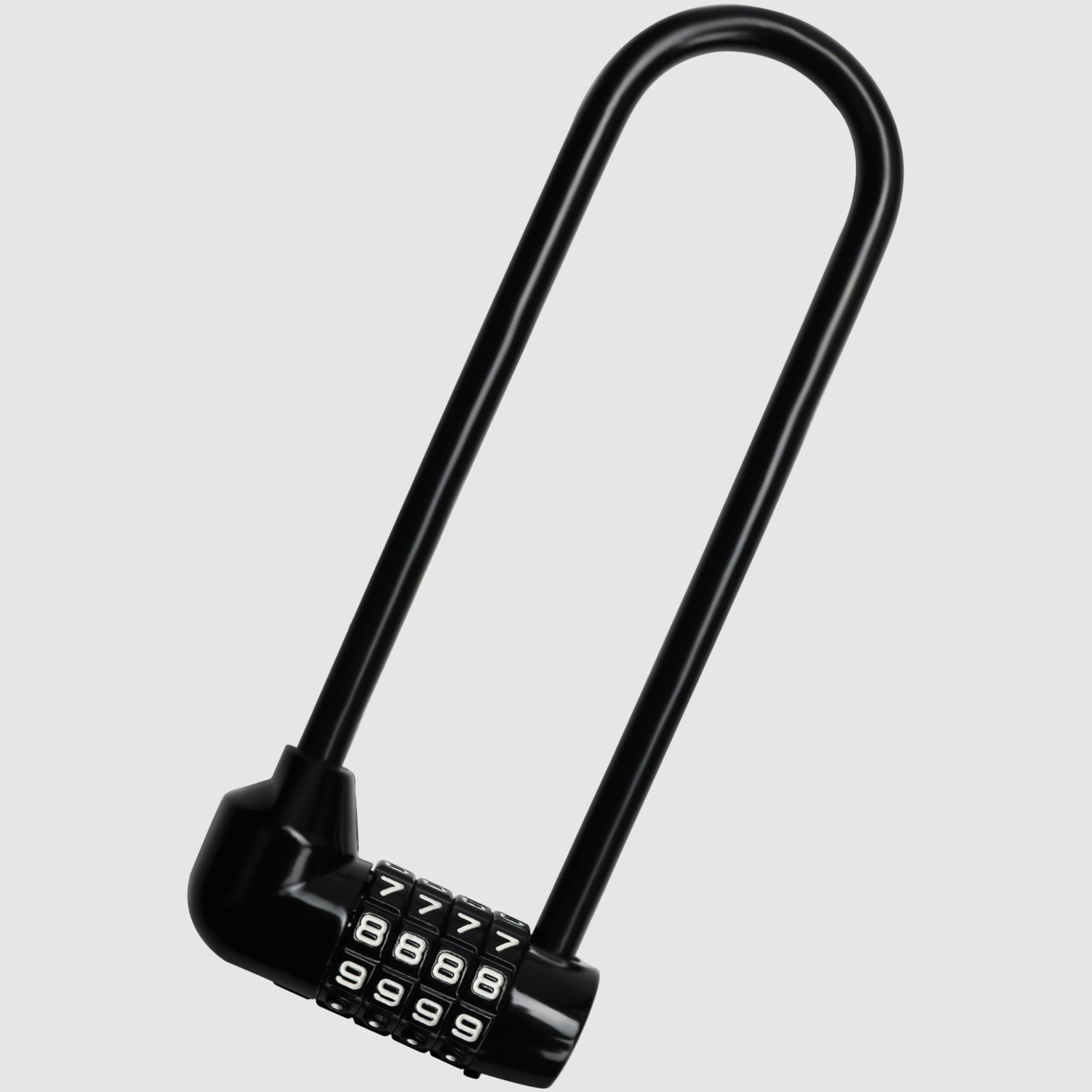 Padlock - 4 Digit Combination Lock for Gym, School, Office, Locker, Outdoor, Fence Gates, Indoor - 6 Inch /15.5 cm Heavy Duty Steel Lock - Easy to Operate and Resettable