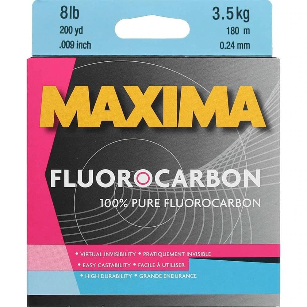 1 Shot FLUOROCARBON 8LB One, Clear, 25m