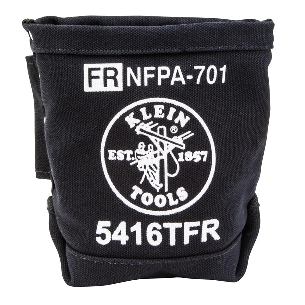 5416TFR Tool Bag, Flame Resistant Canvas Bag for Bolt Storage with Double Reinforced Bottom and Tunnel Connect, 5 x 10 x 9-Inch